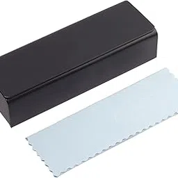 vivid Vision Unisex Adult Lightweight Eyewear Specs Case Cover | Free with Cloth | Protect Eye Glasses | Faux Leather | Spectacles | IC - 527_BLACK WITH CLOTH-picture-46