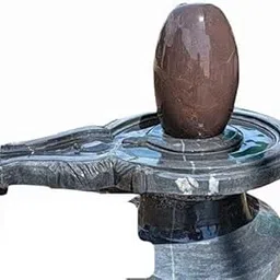 Shivling Stone Water Fountain – Natural Stone Handmade Shiva Linga Fountain for Home & Temple Décor – Indoor/Outdoor Water Feature with Flowing Water Effect, (Weight 6.7 Kg)-image-7