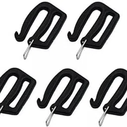 THE STYLE SUTRA 5xWebbing Release G Hook Camping Equipment Bag 1 inch Black Backpack Adjusters 5pcs-image-21