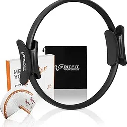 RitFit Pilates Ring Power Resistance Full Body Toning Fitness Circle - with Carrying Bag and Bonus eBook(Black)-picture-18