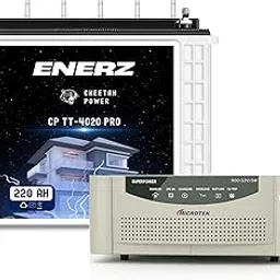 220Ah Tall Tubular Inverter Battery 12V C20, 4-Year Warranty with 800 VA 3 Years Warranty Inverter Reliable Power for Home & Office-image-36