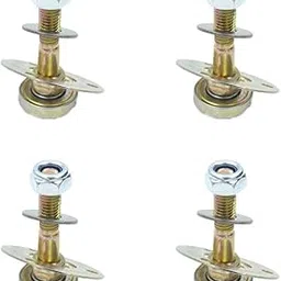 Acxico 4Pcs Rocking Chair Bearing Connecting Piece Rocking Chair Bearing Screws Kits Furniture Connecting Fittings, Metal-picture-15
