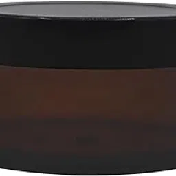 PrismaPac Multi-Purpose Empty Refillable Jar, Storage Container for DIY Beauty Blends, Cosmetic, Cream, Gel, Skin & Hair Care | Reusable & Travel-Friendly - 50 g (Amber & Black, Pack of 5)-picture-33