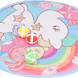 Hook Loop Ball Toy, Finely Polished Smooth Surface Cloth Educational Ball Target Toy for Kids for Children for Playing Games((Unicorn))-picture-18