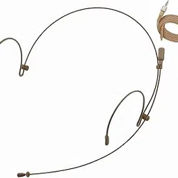 JK MIC-J 071S Professional Headset/Headworn Microphone Compatible With Sennheiser Wireless System - Omnidirectional Mic - Super Lightweight & Creative Design & Smallest Cartridge (Beige)-image-37