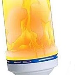 Improvhome E27 LED Flicker Flame Simulated Burning Fire Effect Light Bulb (Yellow)-picture-18