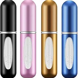 HARVIN ENTERPRISE Travel Mini Perfume Refillable, Portable Perfume Spray Container Bottle, Travel Perfume Scent Pump Case Fragrance Empty Spray Bottle for Traveling and Outgoing image 1