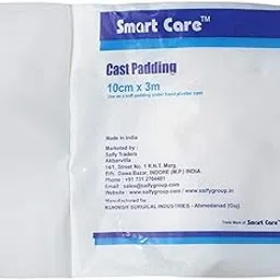 SmartCare Cast Padding 10 cm, 3 Meter (Pack of 12) - Premium White Cast Padding for Comfortable Healing-picture-15