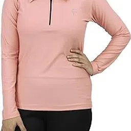 myo Women’s T-Shirt – Solid Regular Fit Cotton Polo Collar T-Shirt for Women, Full Sleeve Casual Wear, Stylish/Office College Wear Polo Tee, Soft Fabric-picture-21