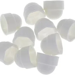 SAZ DEKOR 10pcs M10 White Dome Bolt Nut Protection Caps Cover Hexagon Screws-image-61