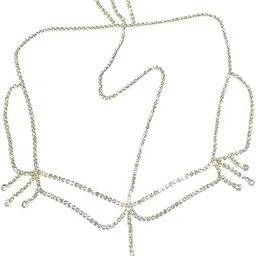 Rhinestone Tassel Hair Chain | Forehead Pendant Jewelry for Women & Girls-picture-45