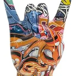 ARTISOUL® Rock On Hand Gesture Statue Artwork Tabletop Ornament for Indoor Office Home | Home & Garden | Home D?©Cor | Figurines-image-58