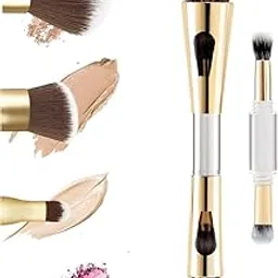 4 in 1 Multifunctional Makeup Brush Set with Foundation Brush, Powder Brush, Eyeshadow Blending Brush & Flat Brush | Feathery Soft Bristles Makeup Brushes for Women-picture-16