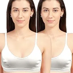 sonari Womens Non Padded Sports Bra | Non Padded, Wire Free, Comfortable Pure Cotton Material, Pull On Bra, Adjustable Straps for Activewear | Hand Washable Yoga Bra - Yoga-picture-17
