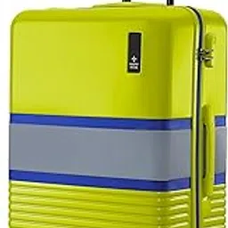 nasher miles Mexico Hard-Sided Polycarbonate Check-in Luggage Neon Green and Grey 24 inch |65cm Trolley Bag-picture-32
