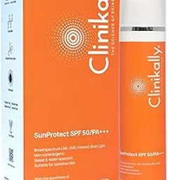 Clinikally Sun Protect SPF 50/PA+++ | Shields UV, Infrared & Blue Light | Prevents Photoageing & Free Radical Damage | Soothes and Strengthens Skin | 50 gm-picture-59