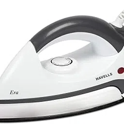 Havells Plastic Era 1000-Watt Dry Iron (Grey/White), 1100 Watts, Pack of 1-picture-20