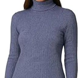 top ten Free Size Warm and Cozy Body Hug Stylish Winter thermalwear Highneck/Turtleneck Rib Knitwear skivi/Pullover for Women-picture-33