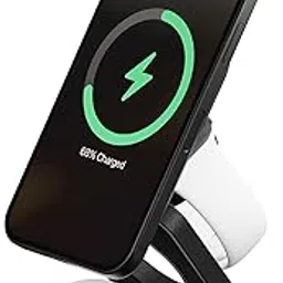 DailyObjects SURGE Foldaway 3-In-1 Qi2-Certified Magsafe-Compatible Wireless Charger | Compatible with iPhone 15, 14, 13, 12 & All Qi Enabled Phones, Earbuds, Smartwatches | Fast Charging-picture-42