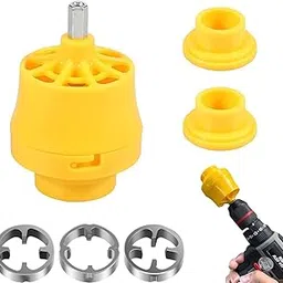 Serplex® Pipe Threading Dies for Electric Drill, Plastic Pipe Tap Die Set with 3 Dies, 3-Sizes 1/2'', 3/4'', 1'' Snap-on Pipe Threader Tool Attachments No Burr Threader Dies for PVC Pipe, Plastic Pipe-image-3