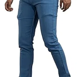 Slim Fit Men's Jeans - Crafted from Cotton to Cater to Your Comfort Demands, This Pair of Mid Rise Jeans Collection 668 from Offers You a Fashionable Look effortlessly-picture-33