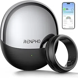 RENPHO Lynx Smart Ring, Size First with Sizing Kit, Fitness Tracker for Women & Men, Sleep Tracker, 7-Day Battery Life, Titanium, Waterproof, Subscription-Free App, HSA/FSA Eligible (Black, Size 6)-image-70