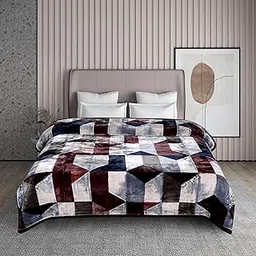 Sarla Cloud Touch Ultra Soft AABHA DoubleBed Blanket, Brick Mirage-picture-12