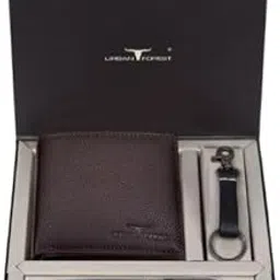 urban forest Weasley Brown Leather Wallet, Keyring & Pen Combo Gift Set for Men-picture-58