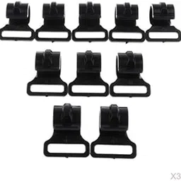 Calandis™ 30Pcs Tent Clips Accessories Outdoor Tent Hook Clamp Black 2.5Cm | Tent & Canopy Accessories | Tents & Canopies | Camping & Hiking | Outdoor Sports-picture-23