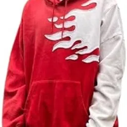 styleverse Men's Cotton Fire Flame Oversize Hoodie Trendy and Comfortable-picture-23