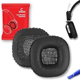 Crysendo Headphone Cushion Compatible with Boat Rockerz 600 Bluetooth On-Ear Headphone | Memory Ear Pads Replacement Cushion Cover | PU Leather & Memory Foam Earpads (Black)-picture-12