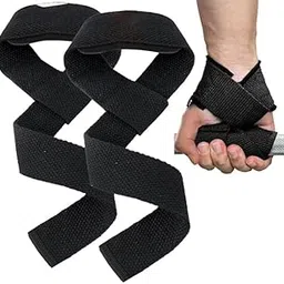 KEY FIT Lifting Straps, Wrist Straps | Weightlifting, Deadlift Straps for Men & Women | Weightlifting Straps with Wrist Padded | Deadlifting, Powerlifting, Bodybuilding, Strength Training-picture-58