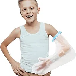 Waterproof Kids Cast Cover for Shower - Long Full Arm Protector for Teens, Sleeve Bag for After Surgery - Comfortable Watertight Seal Reusable-picture-23