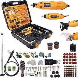 MAF PRO MG350S 350 Pieces Mini Rotary Die Grinder Kit with 2 Die Grinders, Flexible Shaft and Variable Speed for Drilling, Sanding, Buffing, Polishing, Engraving, etc-picture-22