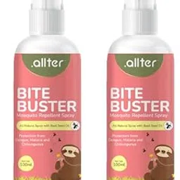 .allter Bite Buster Mosquito Repellent Spray for Babies | 100% Natural and DEET-Free | 100ml (Pack of 2)-picture-10