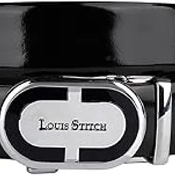 louis stitch Premium VT Leather Men's Auto Lock Belt | No Holes Belts for Men | Leather Belt for Gents (LSBE-SY-ALPLJB)-picture-31