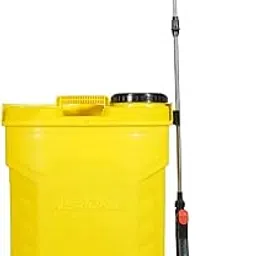 DHENUVA 12V 8Ah Battery Operated Agriculture Sprayer Machine, Efficient Farming and Gardening, Chemical Pesticides, Gardening, Sanitizer Spraying & Car Cleaning Sprayer (12L, Yellow) image 1