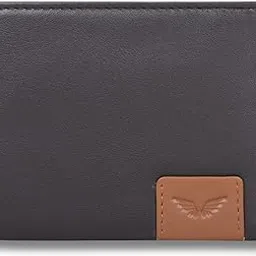 d i v i n o Leather Wallet for Men with RFID Blocking – Brown Slim Wallet with Tan Patch | Stylish & Secure Card Holder for Daily, Office & Travel Use |-picture-21