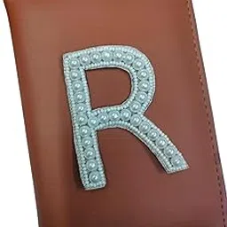 Cmhowlitte Personalized Passport Cover | Customized Travel Accessories Organizer with Name Initials| for Men & Women | Leather Passport Holder | Unisex Handcrafted Gift | Brown | Pack of 1 (R)-image-73