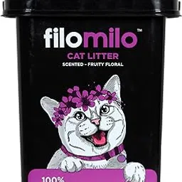 filomilo- 100% Natural Bentonite Scented Cat Litter for Small, Medium, Large Cats | 6 Litter-picture-46