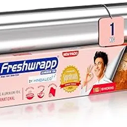 Superwrap Aluminium Foil For Wrapping, Freezing, Storing, Packaging Food (20 microns) - 1kg (Pack of 2)-picture-39