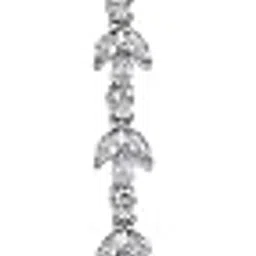 voylla CZ Elegance Silver Plated Maang Tika-picture-11