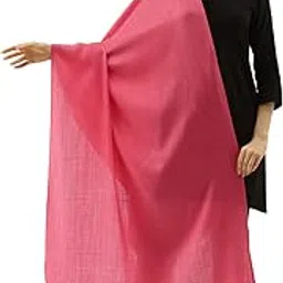 pashmoda Women 100% Pure Wool Melange Stole, Shawl and Wrap, Sustainable and Natural Fabric (Size 71X203 CM)-picture-12