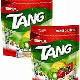 Tang Tropical Vegetarian Imported Drink Powder Resealable Pouch, 375G Each (Pack Of 2)-picture-12