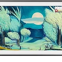 Samsung 163 cm (65 inches) The Frame Series 4K Ultra HD Smart QLED TV QA65LS03FAULXL (Black)-image-3