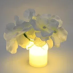 Oblivion LED Mood Lights: Elegant Wireless Decor with Vase & Silk Flowers, Intuitive ON/Off Switch, Perfect for Day & Night Ambiance, Battery-Powered for Ultimate Flexibility-picture-13