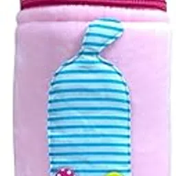 Safe N Cute Bottle Cover for 240-280 ml Baby Bottles, Machine Washable (Pink)-picture-25