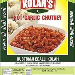 KOLAH HOT Garlic Chutney-Homemade-Spicy & Sour with Whole Garlic Cloves 200 Gram-picture-28