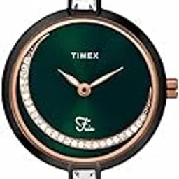 Fria Women Round, Cushion, Rectangular, and Rhombus Dial Case 2 Hands Function Rose Gold and Silver Watch-image-14