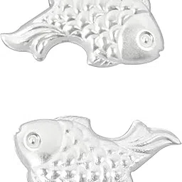 KMJ Pure Silver Fish/Chandi Ki Machli for Astrological and Lal Kitab Remedy | Silver Fish for Vastu, Pooja (Wt. 1 Gram)-picture-15
